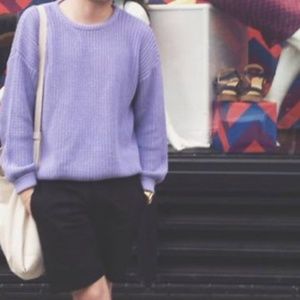 ISO American Apparel Fisherman's Lilac Sweater